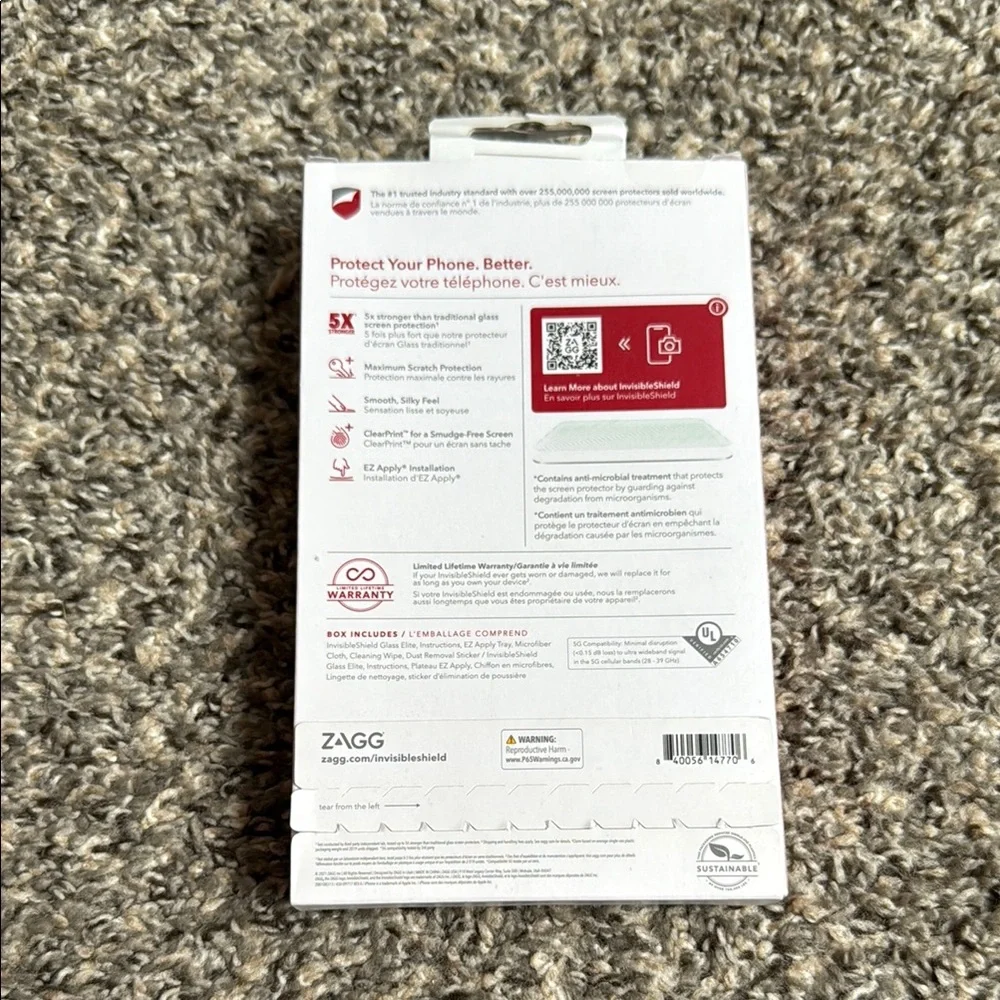 Zagg Screen Protector for iPhone 13/13 Pro